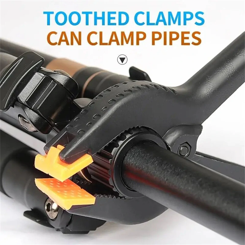 (image for) 10pcs Ratchet Bar Clamp 2/3/4/6 Inch Woodworking A-Clip Black Wood Working Clip Plastic DIY Ergonomic Grip for Crafts Photography