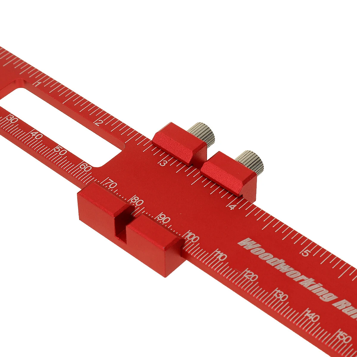 (image for) 3pcs Aluminum alloy Precision Pocket Ruler Woodworking Positioning Scribing Gauge Carpenter Markinig Ruler
