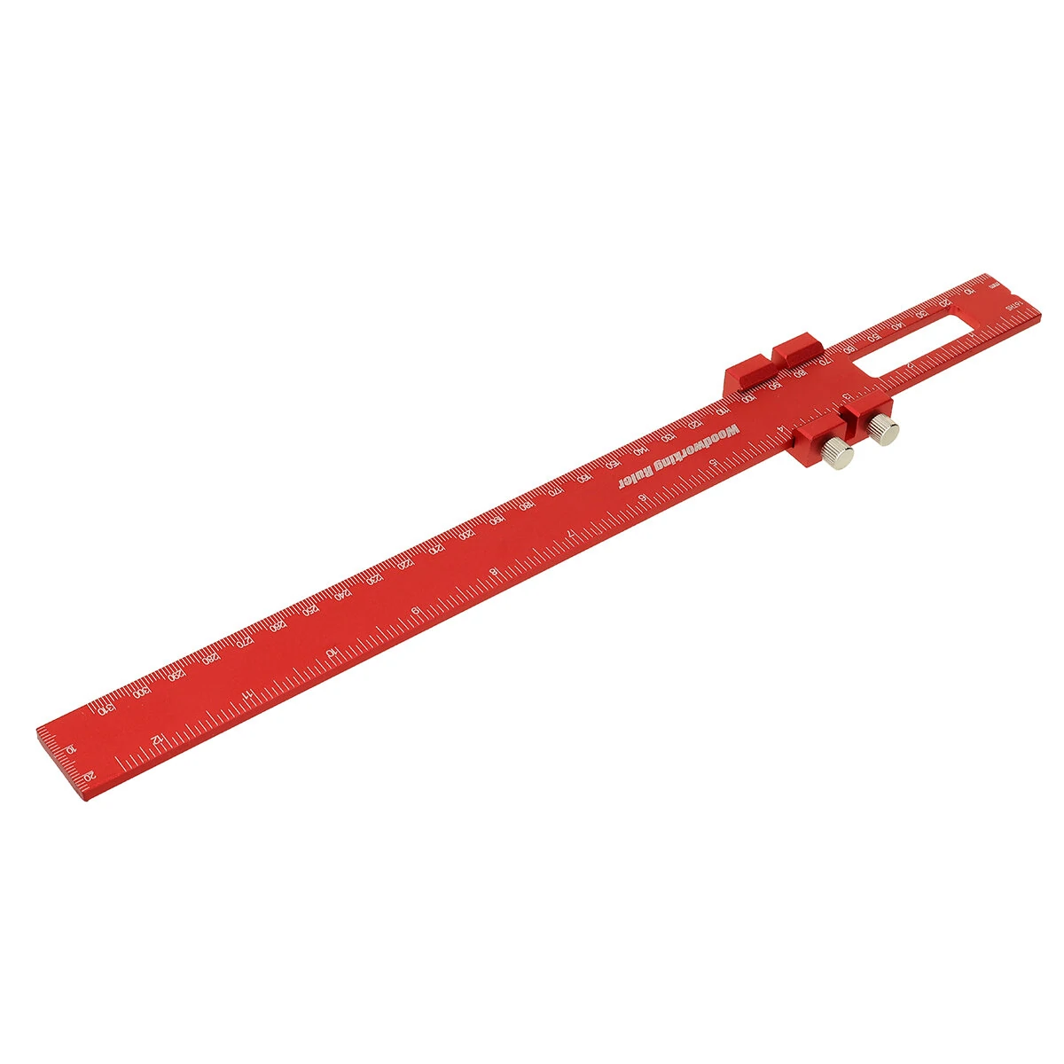 (image for) 3pcs Aluminum alloy Precision Pocket Ruler Woodworking Positioning Scribing Gauge Carpenter Markinig Ruler