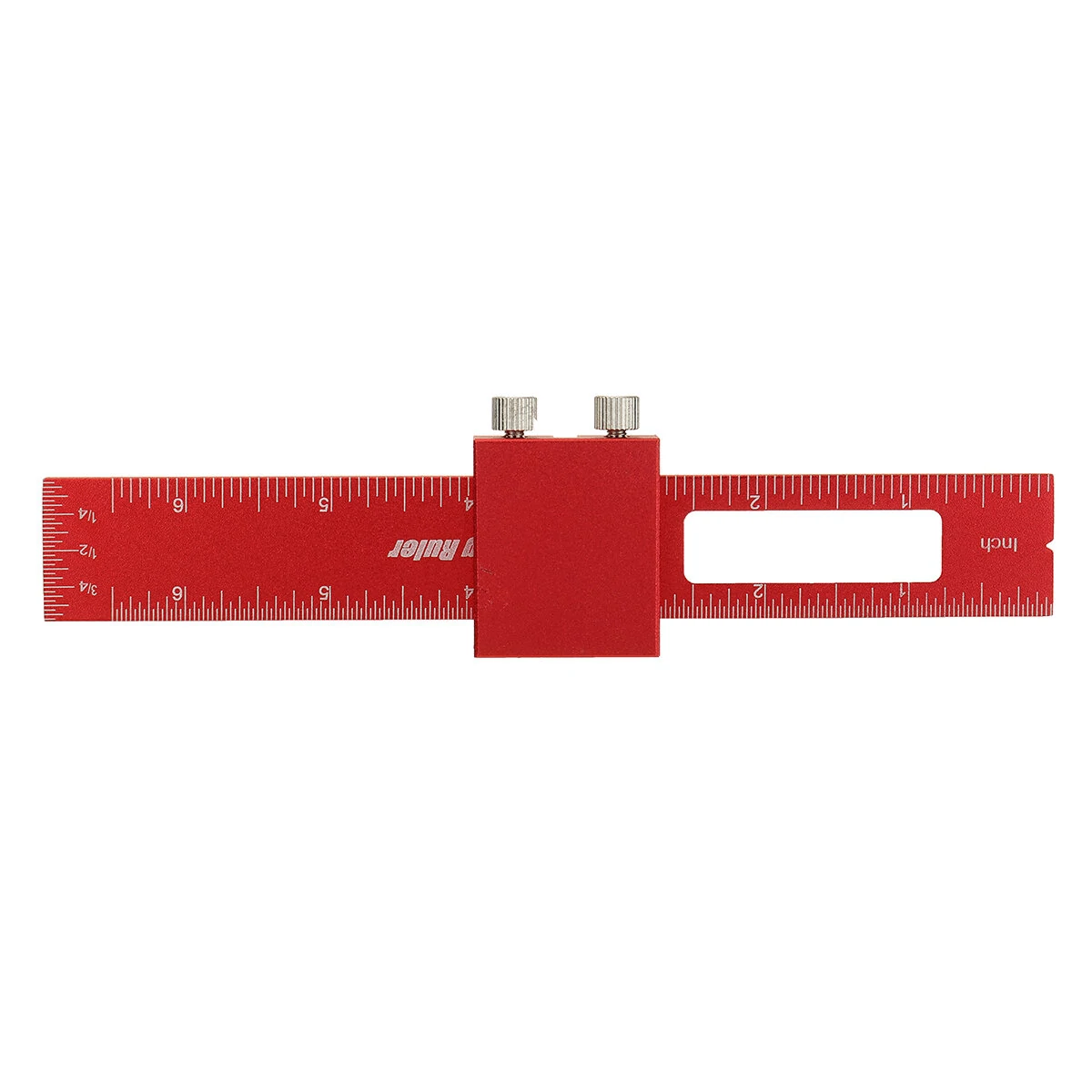 (image for) 3pcs Aluminum alloy Precision Pocket Ruler Woodworking Positioning Scribing Gauge Carpenter Markinig Ruler