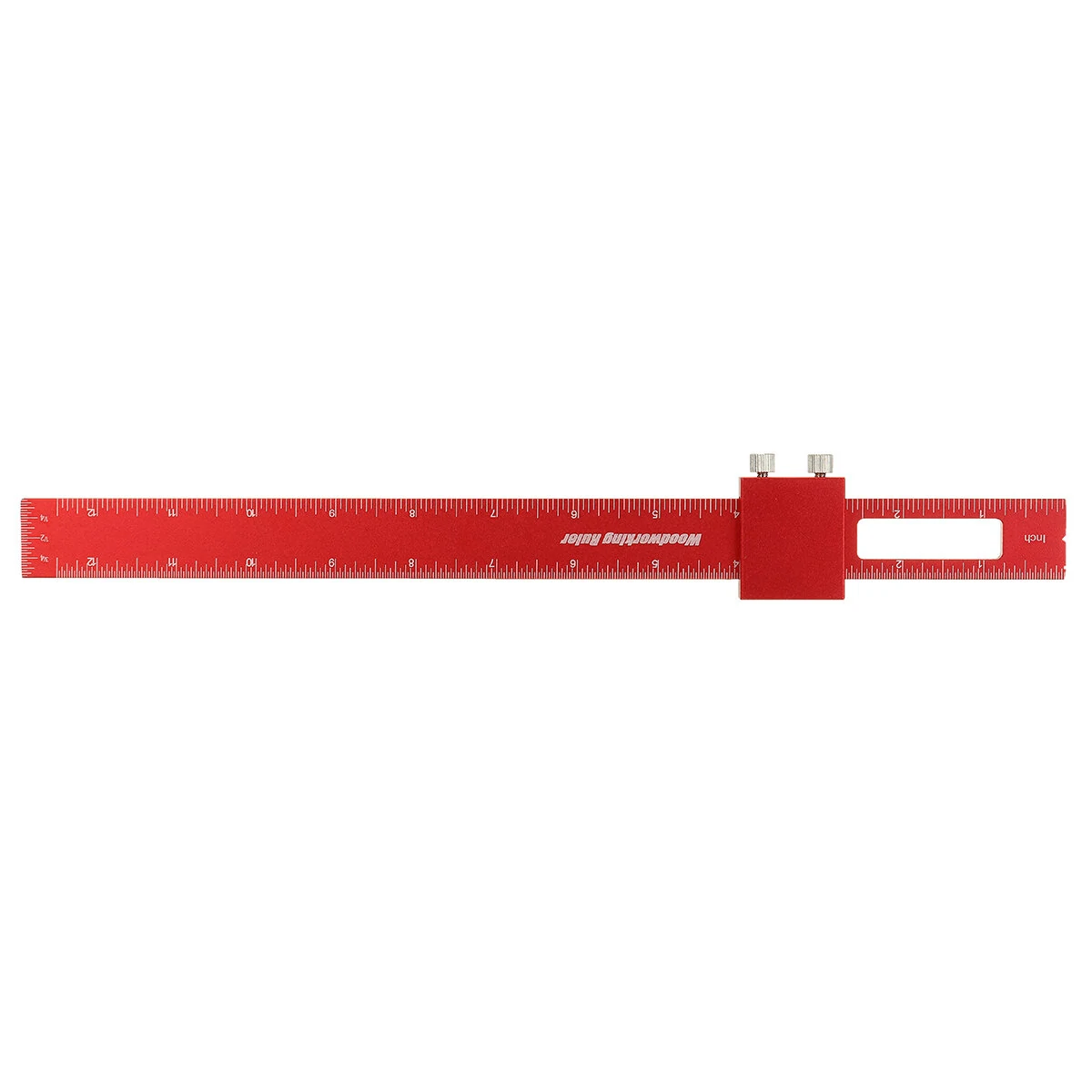 (image for) 3pcs Aluminum alloy Precision Pocket Ruler Woodworking Positioning Scribing Gauge Carpenter Markinig Ruler