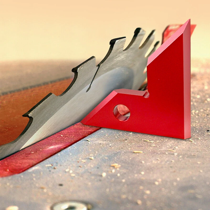 (image for) 45/90 Degree Square Multifunctional Carpenter's Angle Measurement Tool High Precision Woodworking Tool Ideal for Precision Sawing Blade Installation