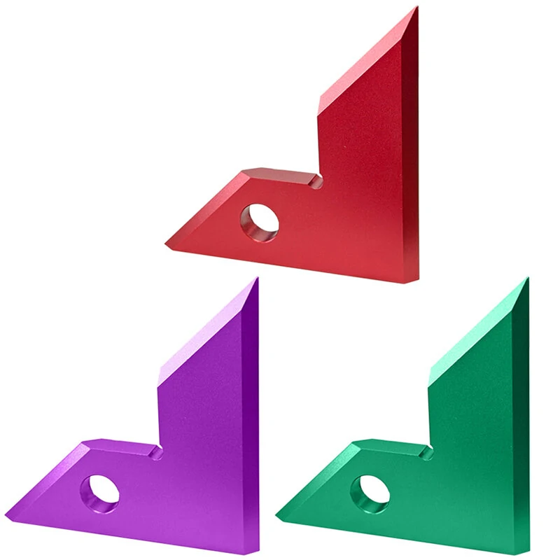 (image for) 45/90 Degree Square Multifunctional Carpenter's Angle Measurement Tool High Precision Woodworking Tool Ideal for Precision Sawing Blade Installation