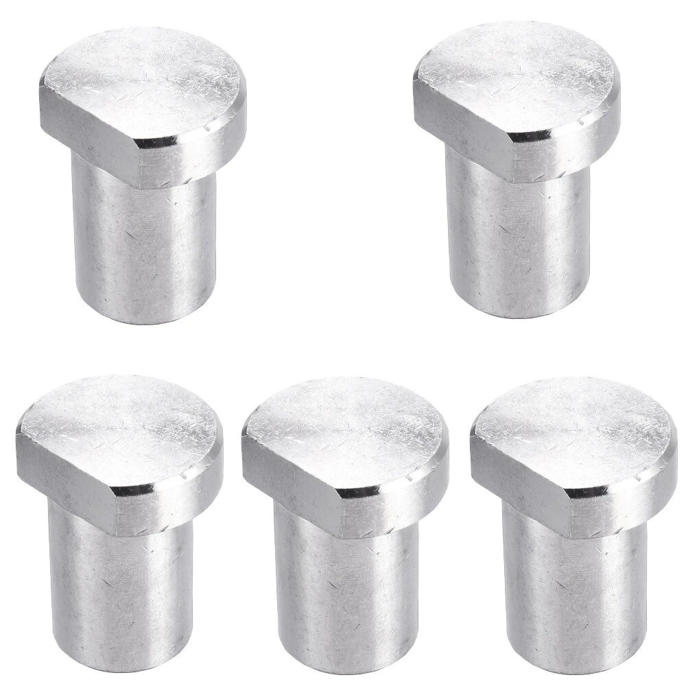 (image for) 5Pcs Stainless Steel Workbench Peg Brake Stops Clamp Quick Release Woodworking Table Limit Block Woodworking Tool