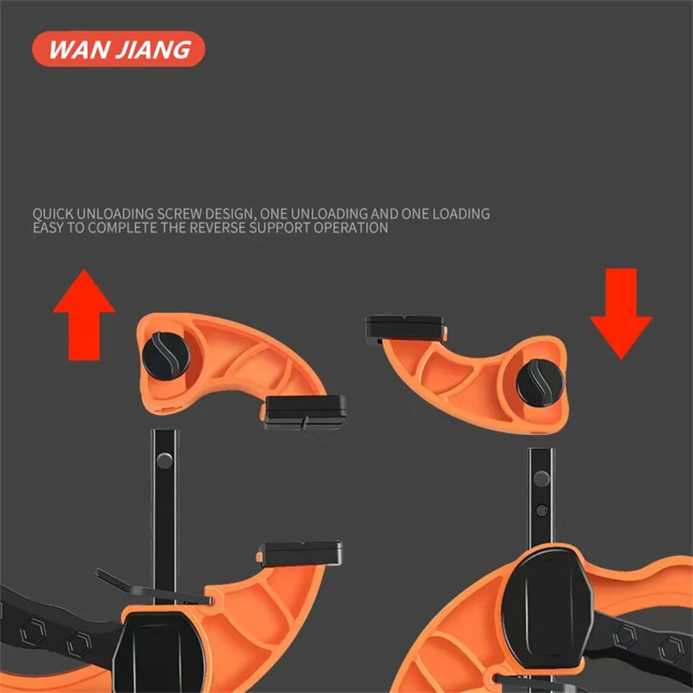 (image for) 6 Inch Quick Lock F Clamp Clip Heavy Duty Wood Working Work Bar Clamps Clip Kit Woodworking Reverse Clamp