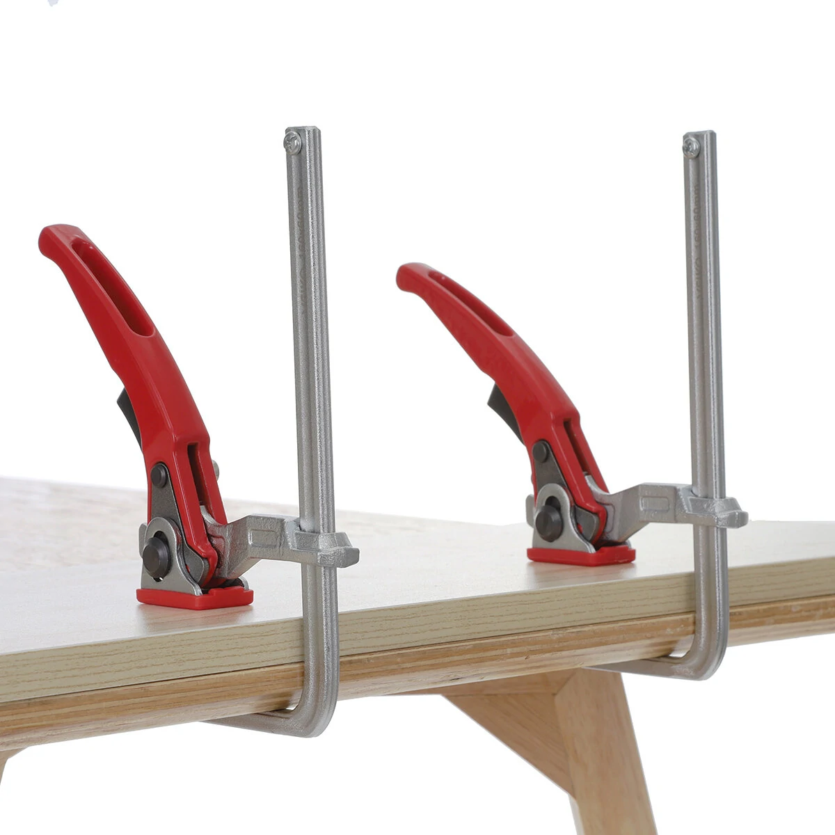 (image for) ENJOYWOOD 2PCS/4PCS Alloy Steel Upgrade Quick Ratchet Track Saw Guide Rail Clamp MFT Clamp for MFT Table and Guide Rail System Woodworking Clamp