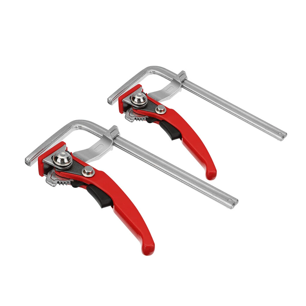 (image for) ENJOYWOOD 2PCS/4PCS Alloy Steel Upgrade Quick Ratchet Track Saw Guide Rail Clamp MFT Clamp for MFT Table and Guide Rail System Woodworking Clamp