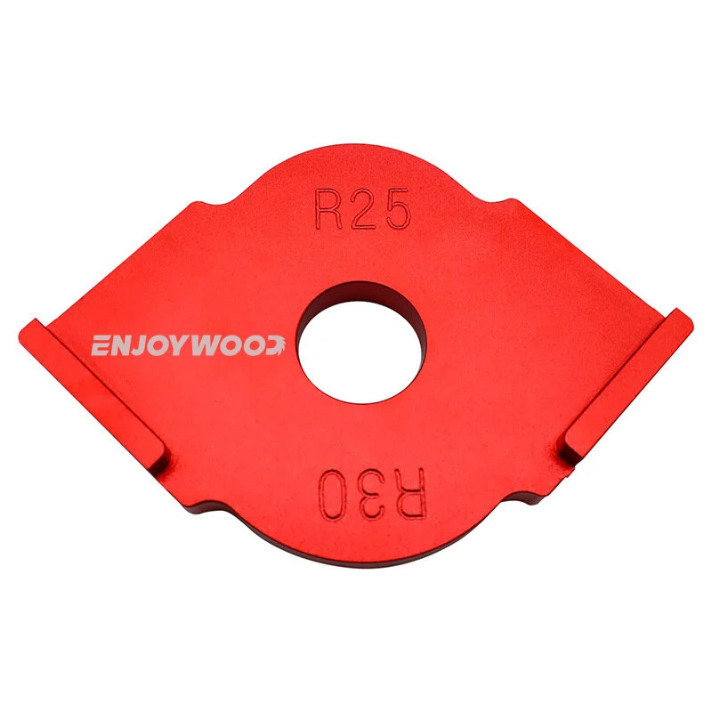 (image for) ENJOYWOOD 3PCS Aluminum Router Corner Jig Set R5-R30 6 in 1 Precision Woodworking Corner Templates Enduring and Easy to Use