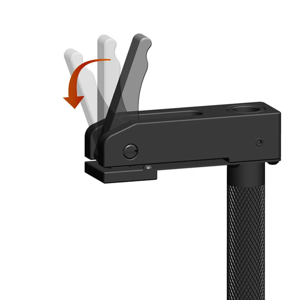 (image for) ENJOYWOOD Aluminum Alloy Woodworking MFT Table Hold Down Clamp Woodworking Desktop Presser Dare for Quick Manual Pressing Plate Woodworking Machinery Accessories DIY Clamps