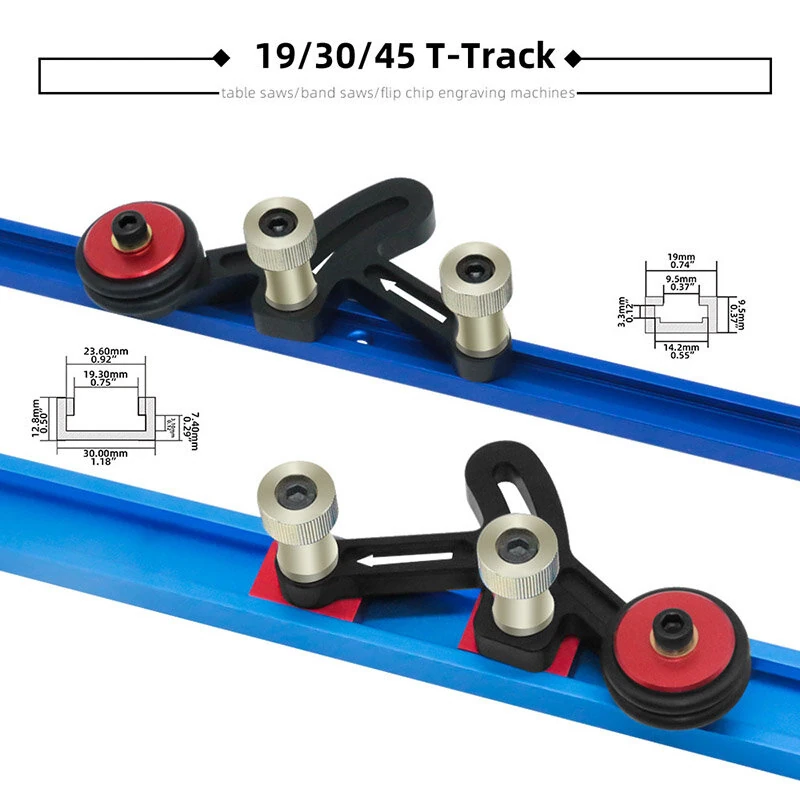 (image for) ENJOYWOOD One Way Bearing Roller Feeder Clear Cut Precision Stock Guides Featherboards Safety Feeding for Table Saw Router Table