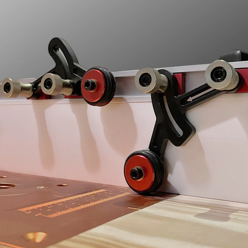 (image for) ENJOYWOOD One Way Bearing Roller Feeder Clear Cut Precision Stock Guides Featherboards Safety Feeding for Table Saw Router Table