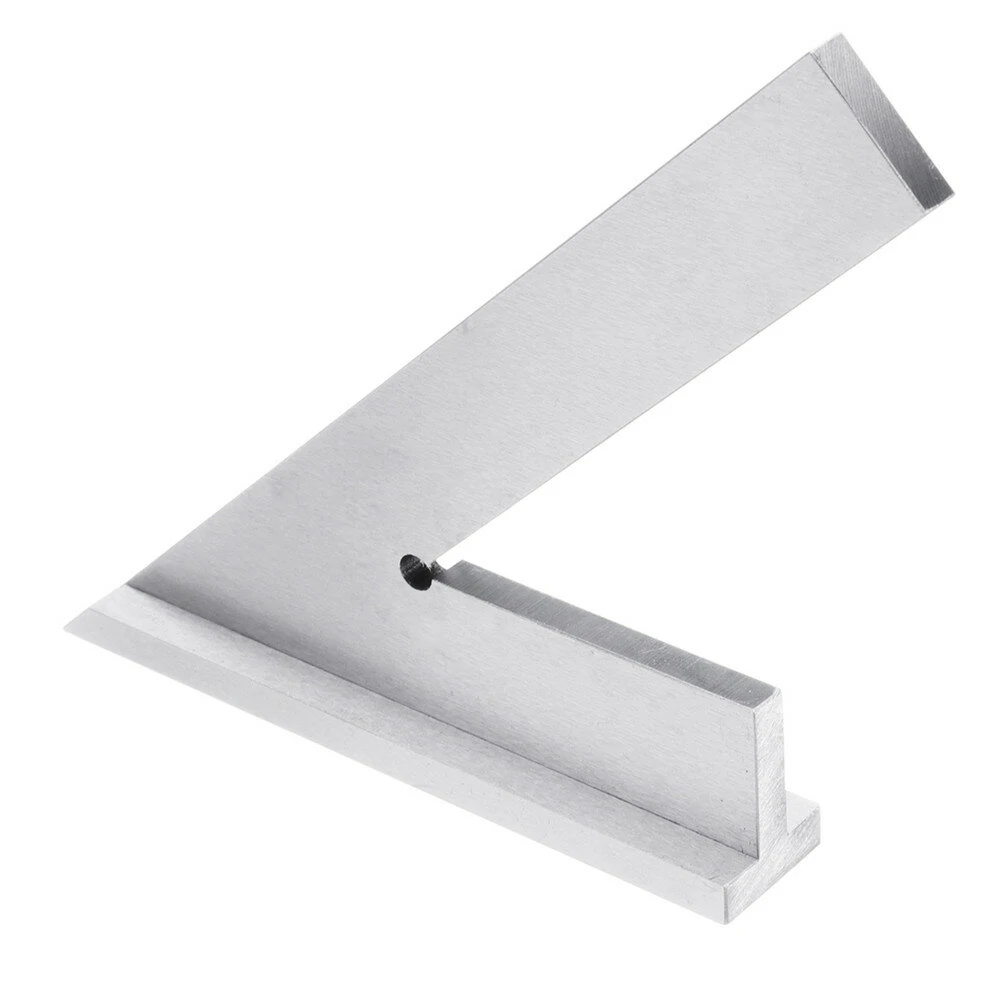 (image for) ENJOYWOOD Stainless Steel 45 Degree Miter Angle Corner Ruler Wide Base Gauge Woodworking Measuring Tools