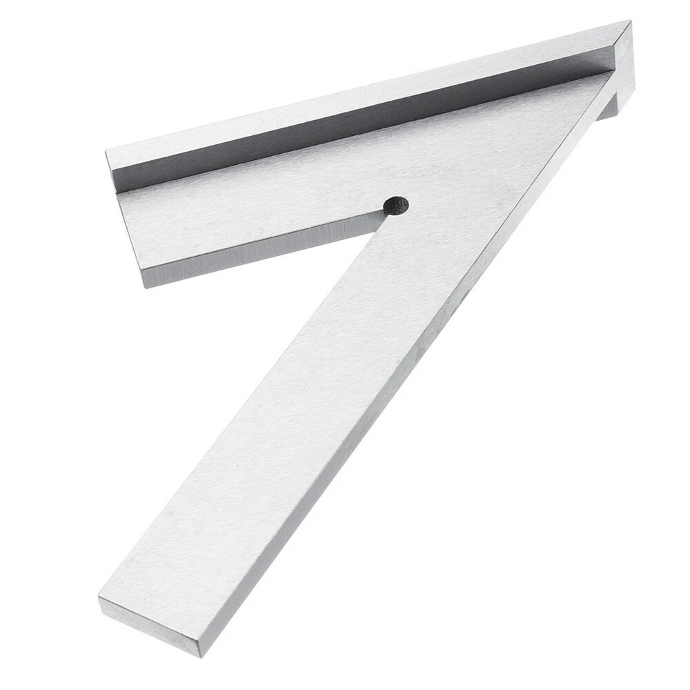 (image for) ENJOYWOOD Stainless Steel 45 Degree Miter Angle Corner Ruler Wide Base Gauge Woodworking Measuring Tools