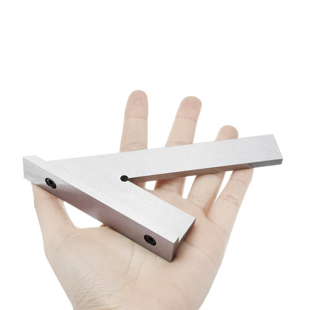 (image for) ENJOYWOOD Stainless Steel 45 Degree Miter Angle Corner Ruler Wide Base Gauge Woodworking Measuring Tools