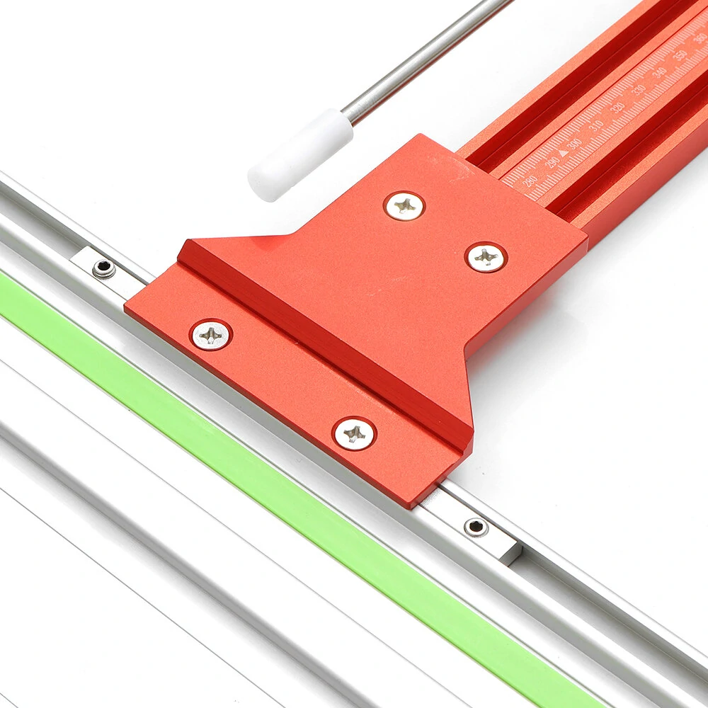 (image for) ENJOYWOOD Upgraded Aluminum Alloy Parallel Guide System for Repeatable Cuts for Track Saw Rail Fit for Makita and Festool Woodworking Tools Hook Upgrade