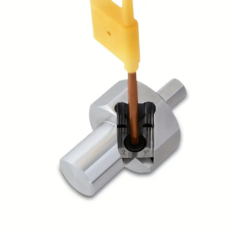(image for) ENJOYWOOD Woodworking Chamfer Tool T10 Alloy Blade Stainless Steel 9mm Hex Shank for 19mm/20mm Dog Holes Polished Finish for Electric Drills