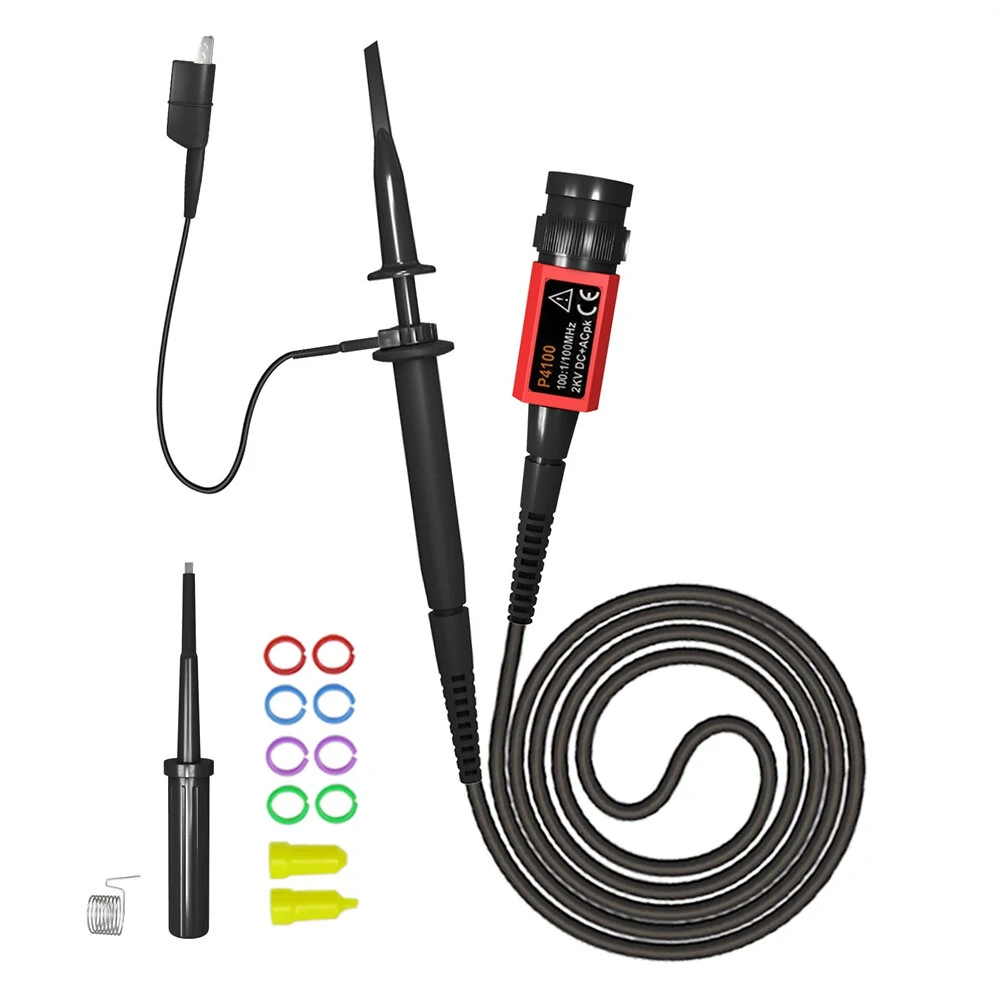 (image for) High Voltage Oscilloscope Probe P4100 Universal Compatibility 100 Megaohms Resistance 6 pF Capacitance Maximum Operating Voltage 1000V DC + ACPP
