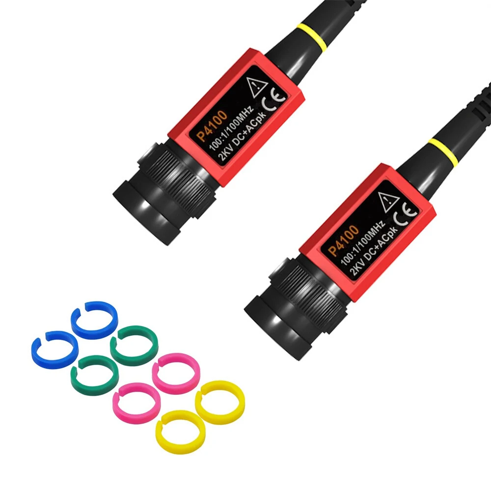 (image for) High Voltage Oscilloscope Probe P4100 Universal Compatibility 100 Megaohms Resistance 6 pF Capacitance Maximum Operating Voltage 1000V DC + ACPP