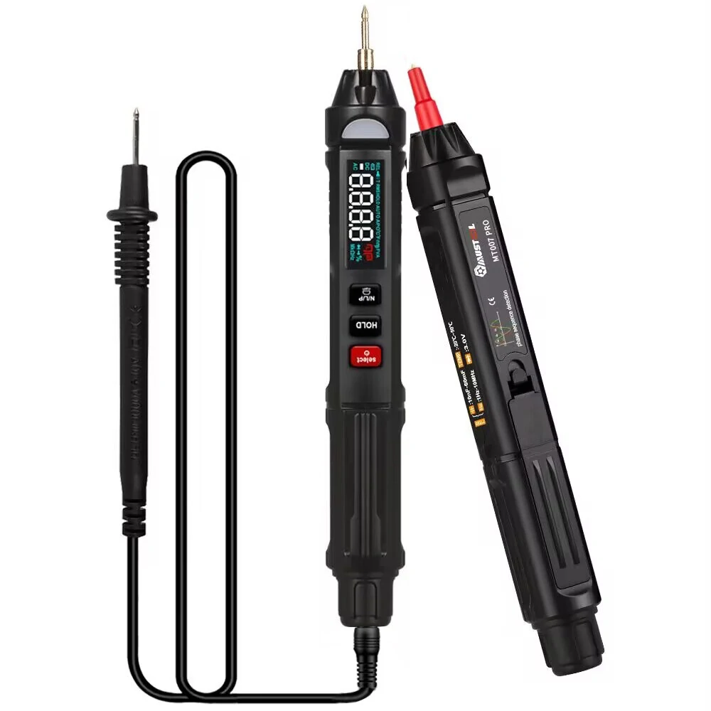 (image for) MUSTOOL MT007/MT007 Pro/MT007 Pro-EN True RMS Digital Multimeter + Voltage Test Pen +Phase Sequences Meter 3 In 1 Color Screen Voice Broadcast