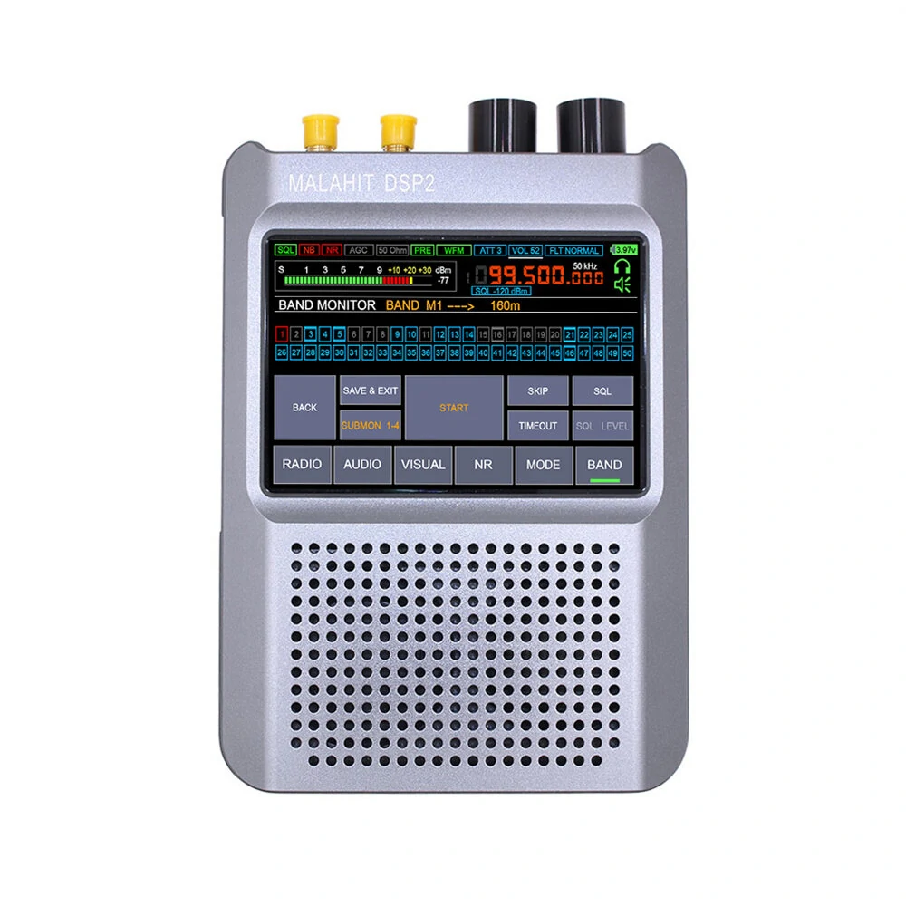 (image for) New Firmware 2.40 Genuine Second Generation Malahit-DSP2 SDR Malachite Receiver Radio 10kHz-380MHz 404MHz-2GHz