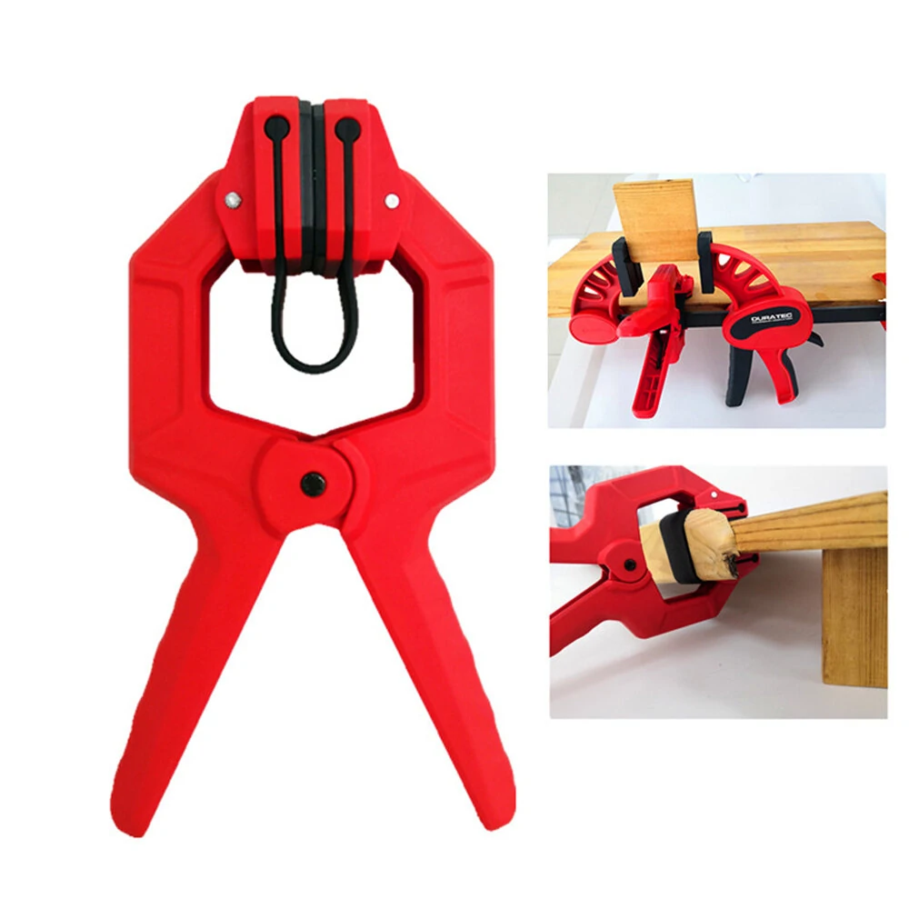 (image for) Single Hand F Clamp High Hardness Engineering Plastic G Style Design 50mm Maximum Opening Ideal for Woodworking and Model Aviation
