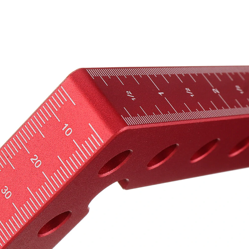 (image for) VEIKO 2 Set Woodworking Precision Clamping Square L-Shaped Auxiliary Fixture Splicing Board Carpenter Square Ruler Woodworking Tool