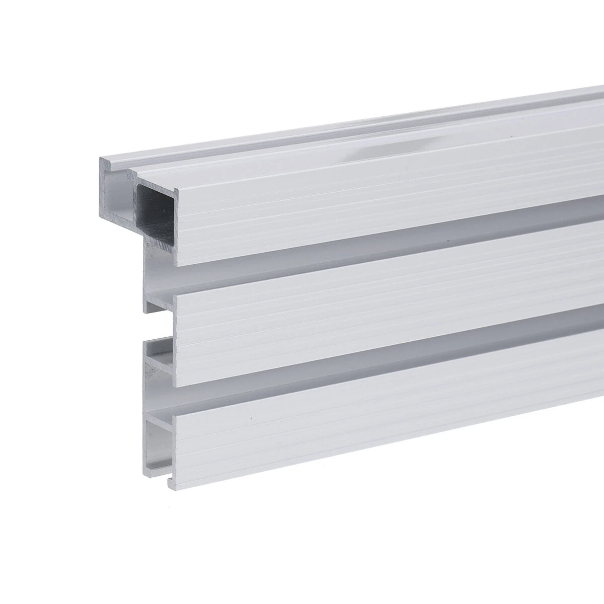 (image for) Woodworking Profile Fence T Track Slot Sliding Bracket Miter Gauge Fence Connector for Woodworking Router Saw Table Benches